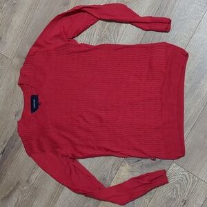 Ferrari Cable knit Women's Red sweater Size Large